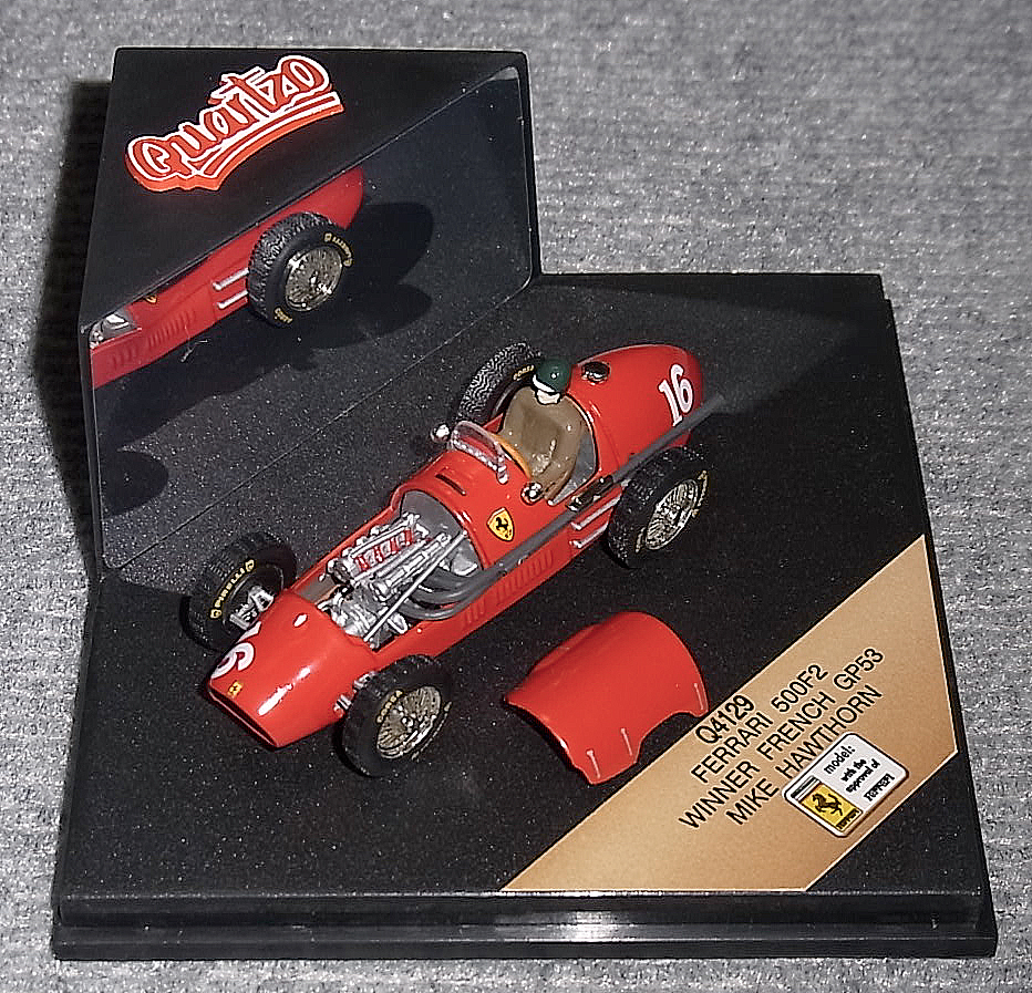 Q4129 1/43 フェラーリ 500F2 ホーソン フランスGP 1953 FERRARI QUARTZO カンツォ 4129 500 F2