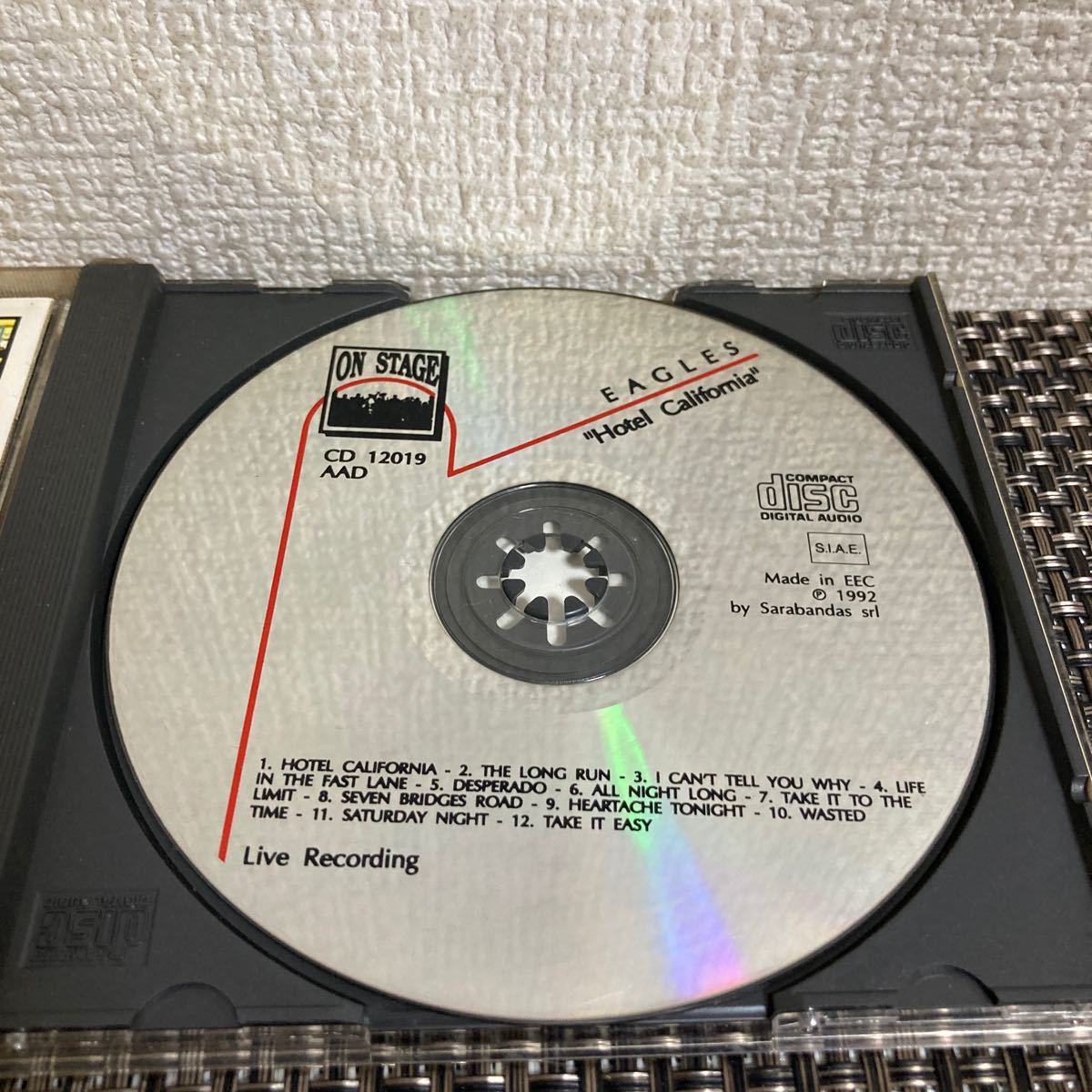 CD/イーグルス/EAGLES/HOTEL CALIFORNIA/ON STAGE/_画像4