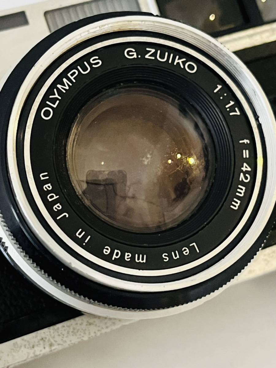 〇Y153 オリンパス Olympus-35SP G.ZUIKO 1:1.7 f=42mm フィルムカメラ レンジファインダー ジャンク_画像7