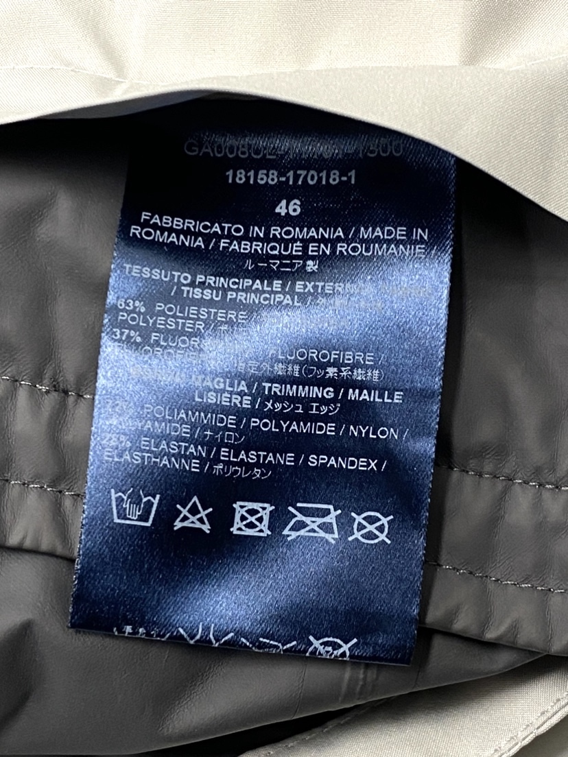 ヘルノ HERNO ラミナー コート ジャケット ブルゾン ゴアテックス サイズ 46 アイボリー_画像8