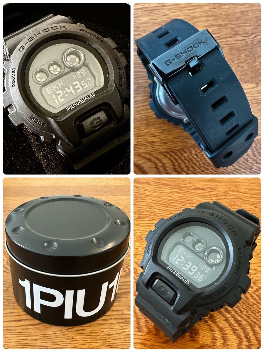 名作 本物 美品 希少 限定モデル CASIO カシオ G-SHOCK ジーショック 1PIU1UGUALE3 ウノピュウノウグァーレトレ GD-X6900 ブラック 腕時計_画像2