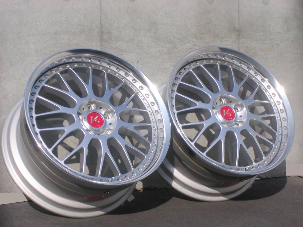 貴重 美品 WORK VS-XX 8.5J 9.5J 114.3-5 クラウン オデッセイ マークX レクサス IS JZX100 BBS TE37 マイスター エクイップ LM VS-KF RS の画像2