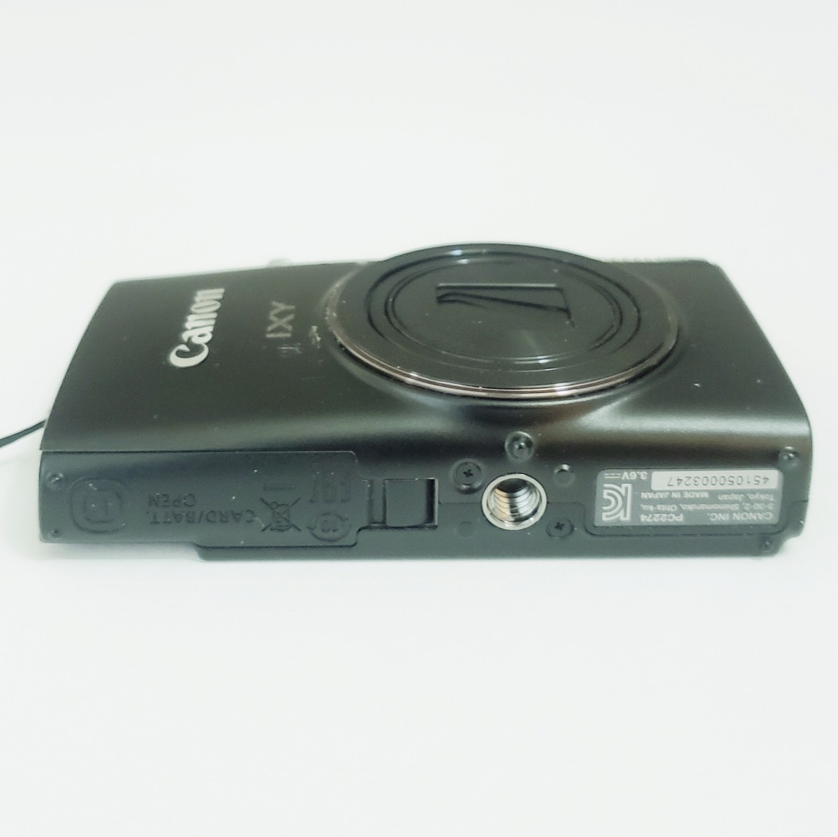 動作品 Canon IXY 650 キャノン イクシー ブラックボディ コンパクトデジタルカメラ 充電器有 デジカメ 現状品_画像4