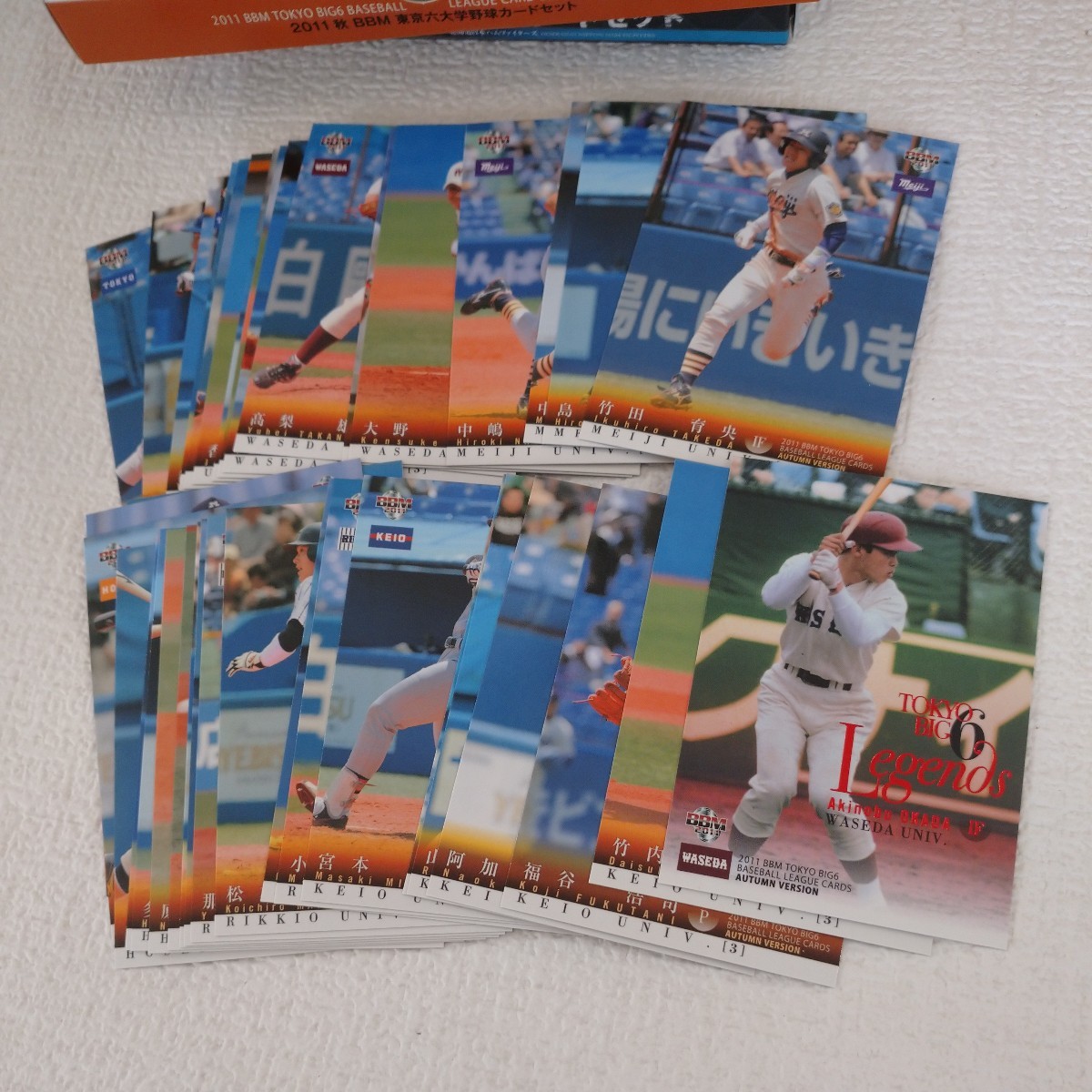 a11 野球カード ベースボールカード ダイアモンドエイジ 1989 2012 東京6大学野球カードセット コナミ日本シリーズ2012カードセット _画像4