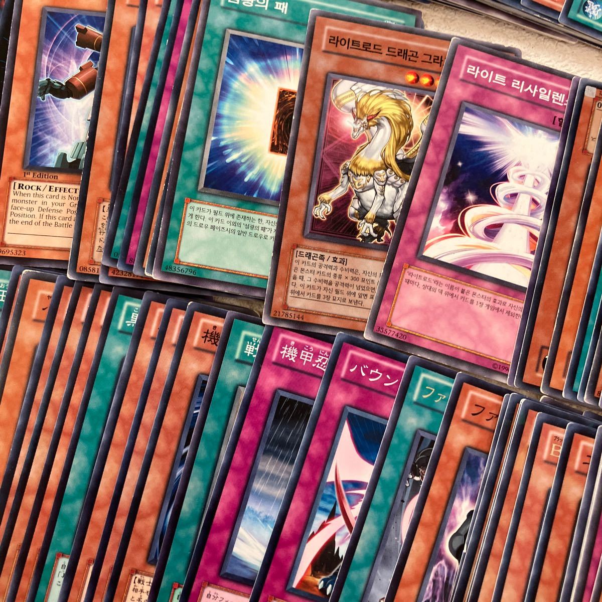 c3 60トレカ 遊戯王 大量セット 400枚弱 TCG トレーディングカード KONAMI 英語韓国語版含む可能性有り 痛み有り 重複有り ゼンマイン_画像6