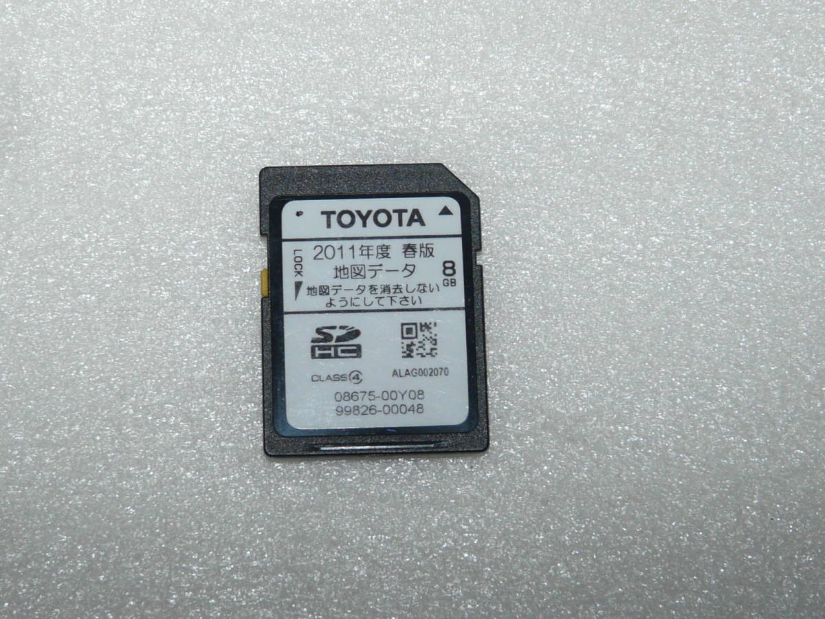 トヨタ純正 2011年 春 NSZT-W61G NSCT-W61 地図SDカード　送料84円～_画像1