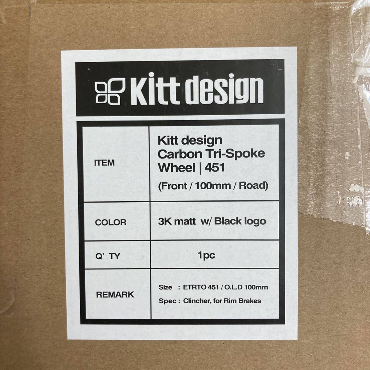 ターン TERN KITT DESIGN CARBON TRI-SPOKE WHEEL ホイール ターン TERN KITT DESIGN CARBON TRI-SPOKE WHEEL ホイール
