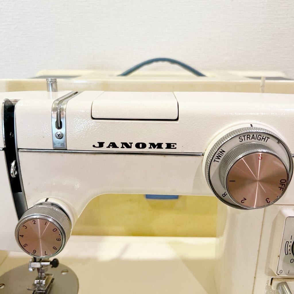 JANOME ジャノメ MODEL802 ミシン フットコントローラー付き 160サイズ（439）_画像4