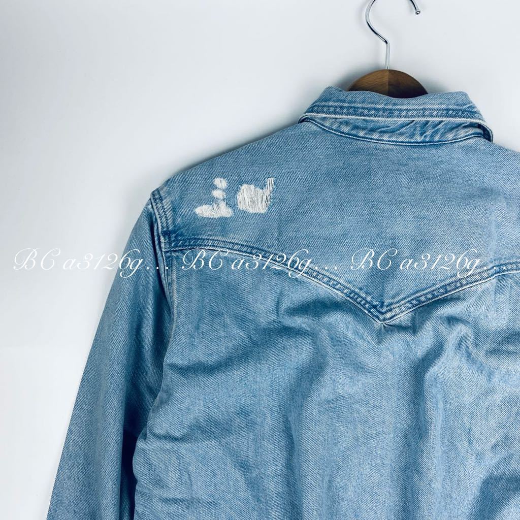 【未使用品 廃盤】 Levi's OVERSIZED FIT DENIM SHIRT JPN Mサイズ メンズ リーバイス デニムシャツ トップス アウター 定価11000円 