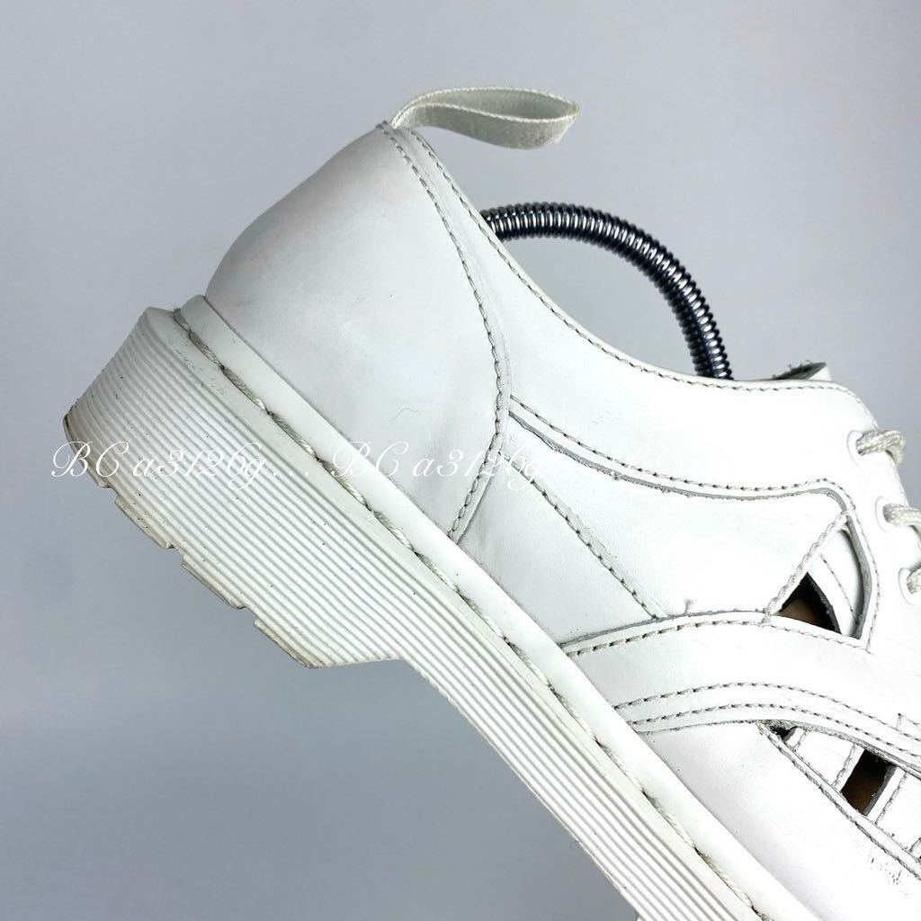 Dr.Martens 3ホールブーツ UK7 JPN26.0cm WHITE メンズ ドクターマーチン レザー ブーツ シューズ ローカット_画像4