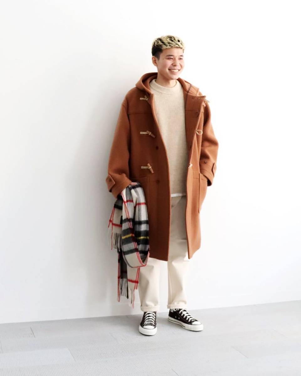 KAPTAIN SUNSHINE カシミア ウール ダッフルコート 36 KAPTAIN SUNSHINE カシミア ウール ダッフルコート 36