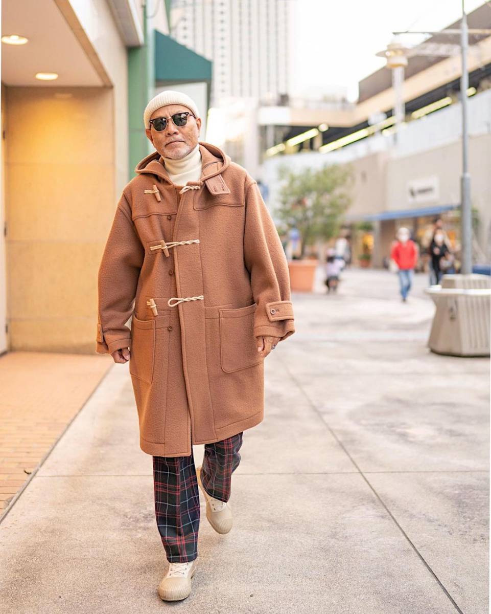 KAPTAIN SUNSHINE カシミア ウール ダッフルコート 36 KAPTAIN SUNSHINE カシミア ウール ダッフルコート 36