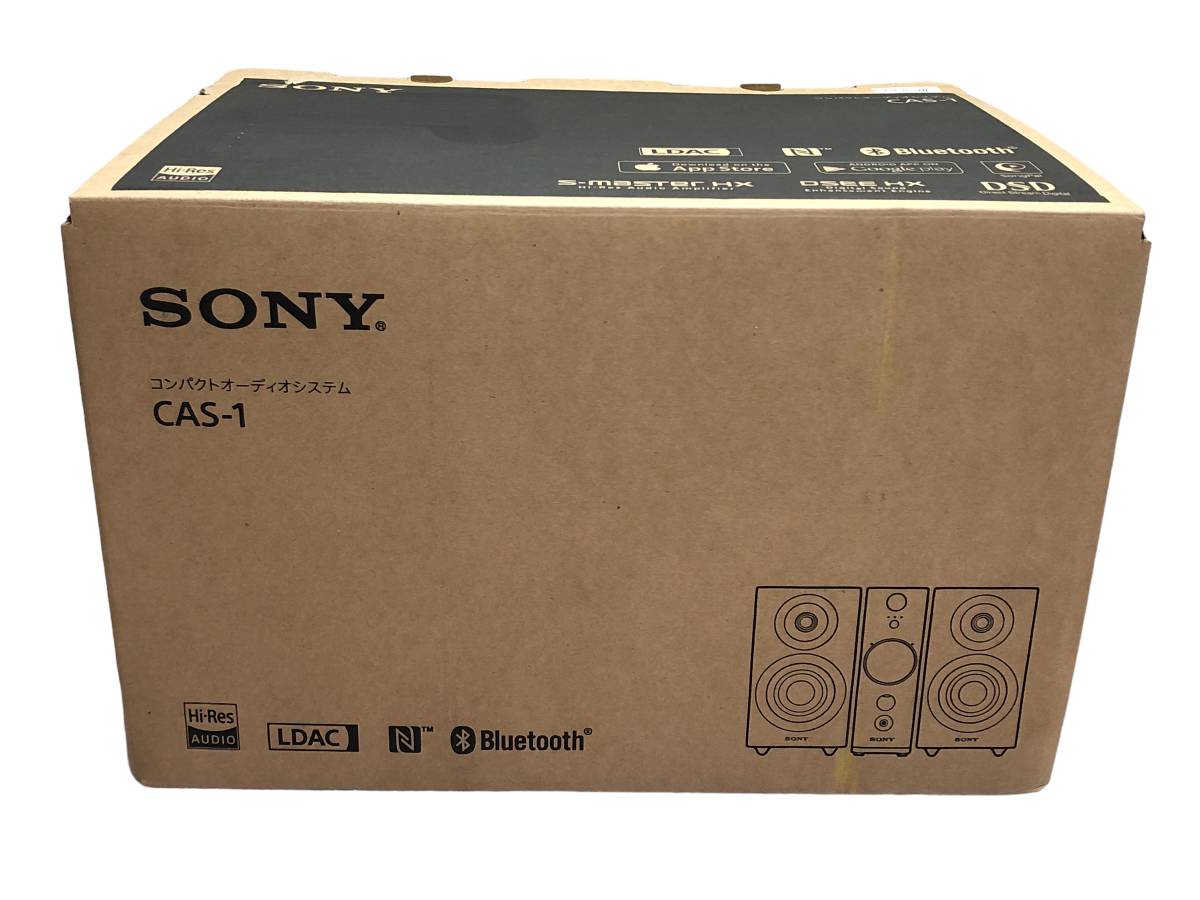 【新品同様】SONY コンパクトオーディオシステム CAS-1 Bluetooth ハイレゾ ヘッドホンアンプ搭載 ホワイト_画像2