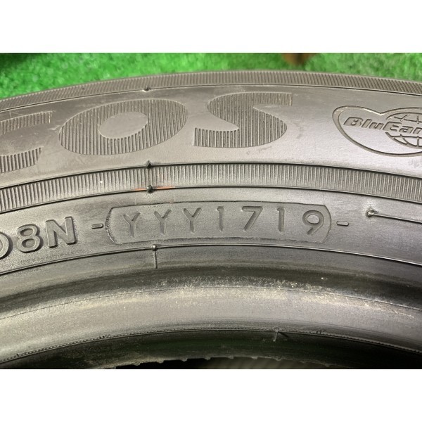 2019年製 8分山 ヨコハマ ECOS ES31 195/55R15 85V 4本/札幌市手渡し可/中古オンロードタイヤ(夏タイヤ) P1_69の画像10