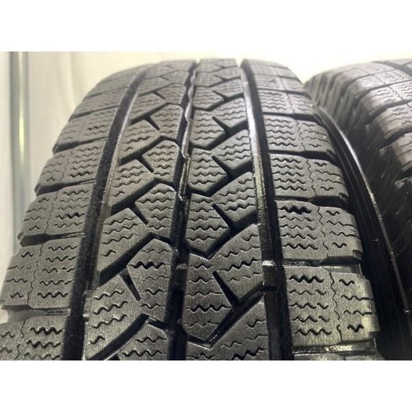 2021年製 8～9分山 ブリヂストン BLIZZAK VL1 195/80R15 107/105L LT 4本/札幌市手渡し可/中古スタッドレスタイヤ(冬タイヤ) F_111_画像2