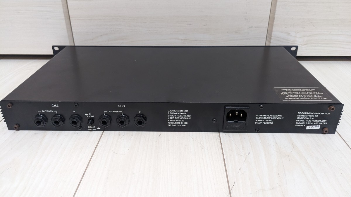 ROCKTRON velocity120 power amplifier 