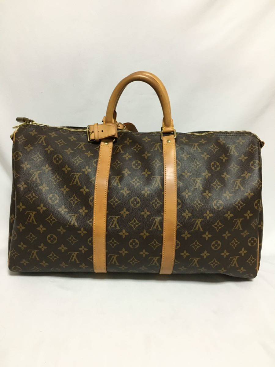  ルイヴィトン モノグラム キーポル 50 バンドリエール ボストンバッグ 旅行バッグ M41416 LOUIS VUITTON _画像2