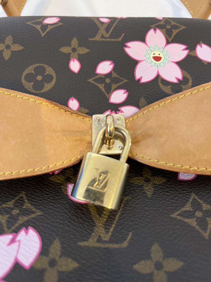 【美品】LOUIS VUITTON ルイヴィトン サックレトロ PM チェリーブロッサム モノグラム_画像2