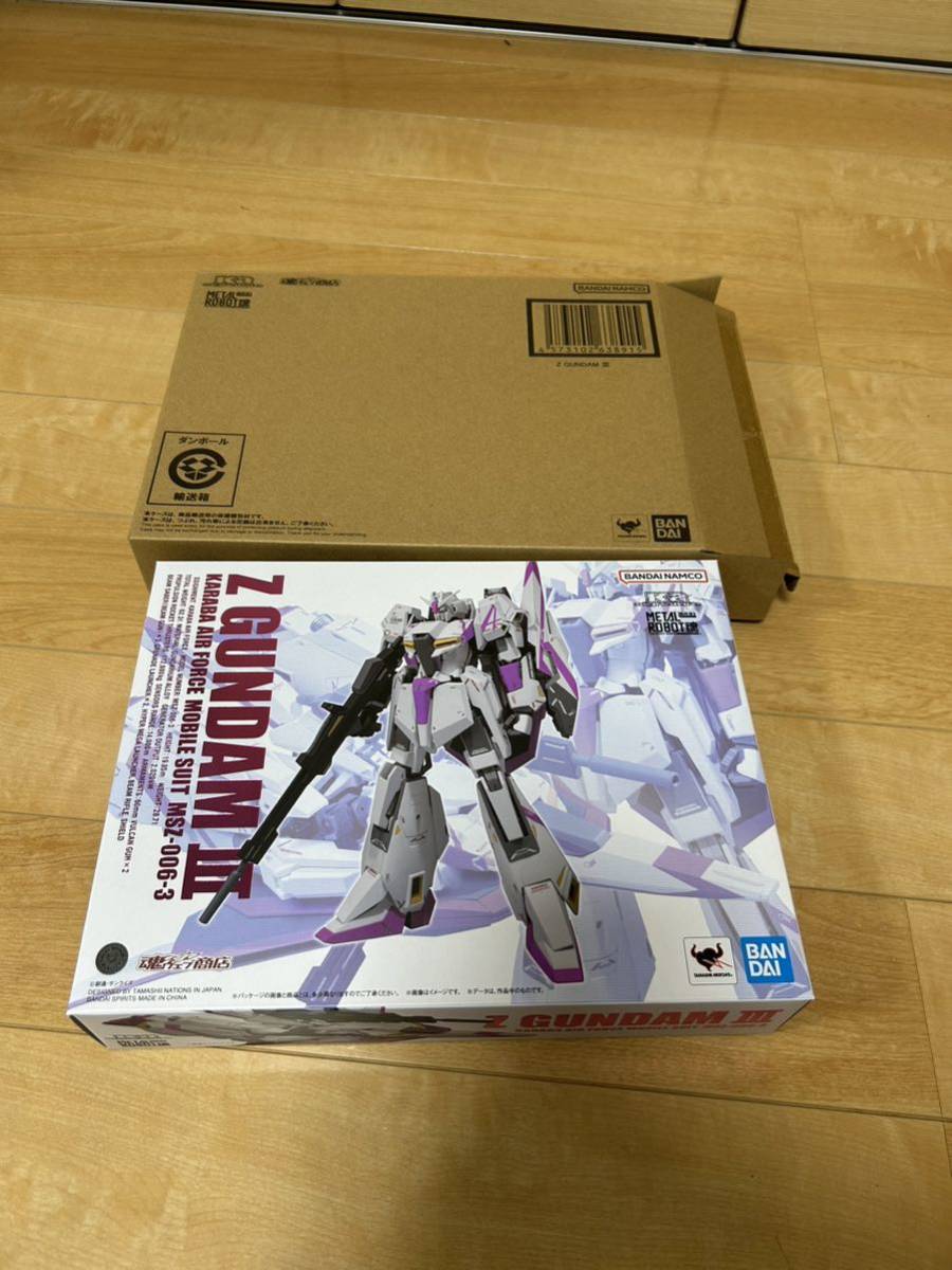 FIG METAL ROBOT魂 (Ka signature) (SIDE MS) Zガンダム 3号機 完成品 可動フィギュア バンダイスピリッツ (20231020)_画像1