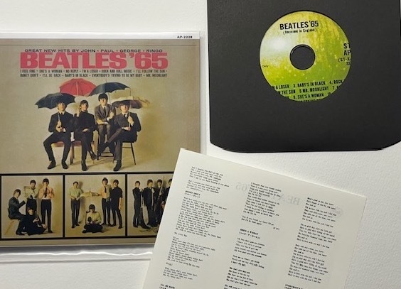 紙ジャケ★米編集/BEATLES '65 / ビートルズ '65★THE BEATLES/ビートルズ★紙ジャケット_画像9