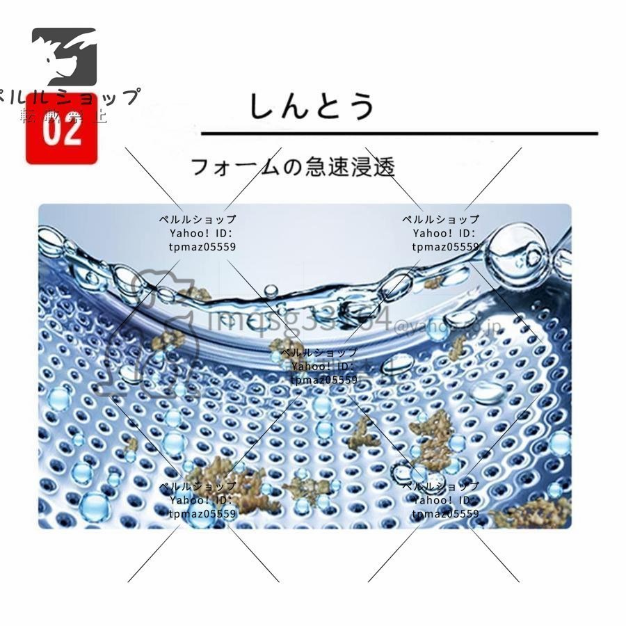 リーナー ドラム式専用 発 保洗濯槽ク 発泡錠クリーナー 洗濯機槽洗浄剤 (洗濯機掃除/生乾き臭防止に) 多機能 家庭用12錠x6 抗菌 防臭_画像6