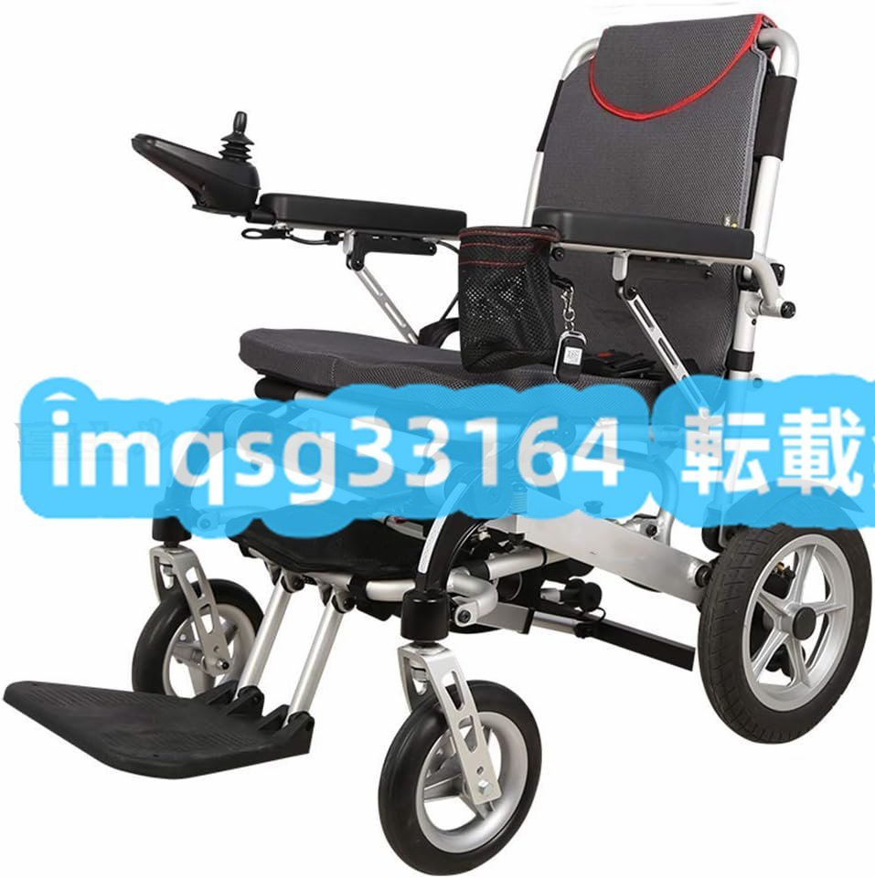 Склад с ремнем безопасности, легкая портативная инвалидная коляска электрическая инвалидная коляска электрическая инвалидная коляска Регулируемая спинка и педали или ручная работа джойстика