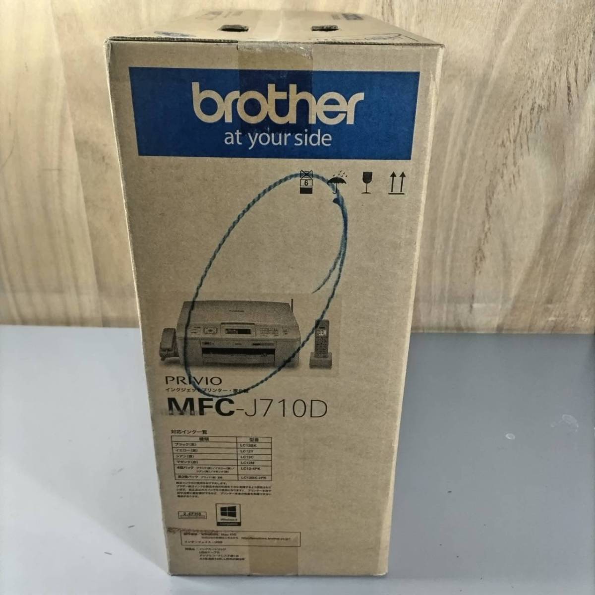 ☆未使用品 BROTHER ブラザー MFC-J710D PRIVIO プリビオ A4 インクジェット プリンター 複合機(中古品/現状品/保管品)☆_画像6