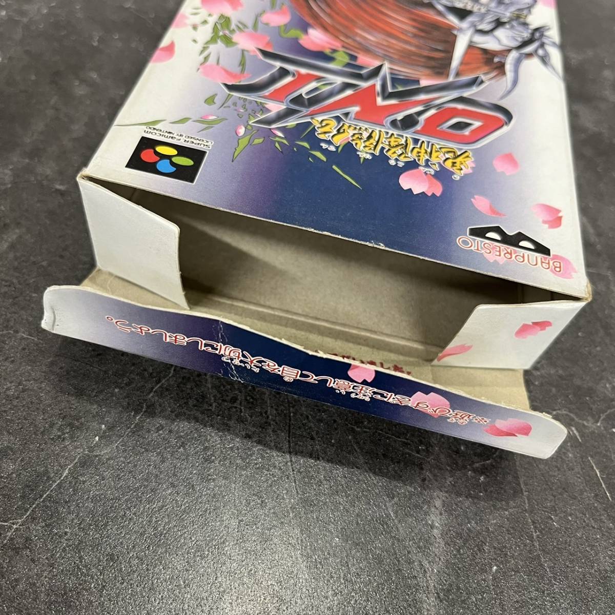 ☆Nintendo 任天堂 SFC スーパーファミコン BANPRESTO バンプレスト 鬼神降臨伝ONI ゲーム ソフト 箱付(中古品/現状品/保管品)☆_画像2