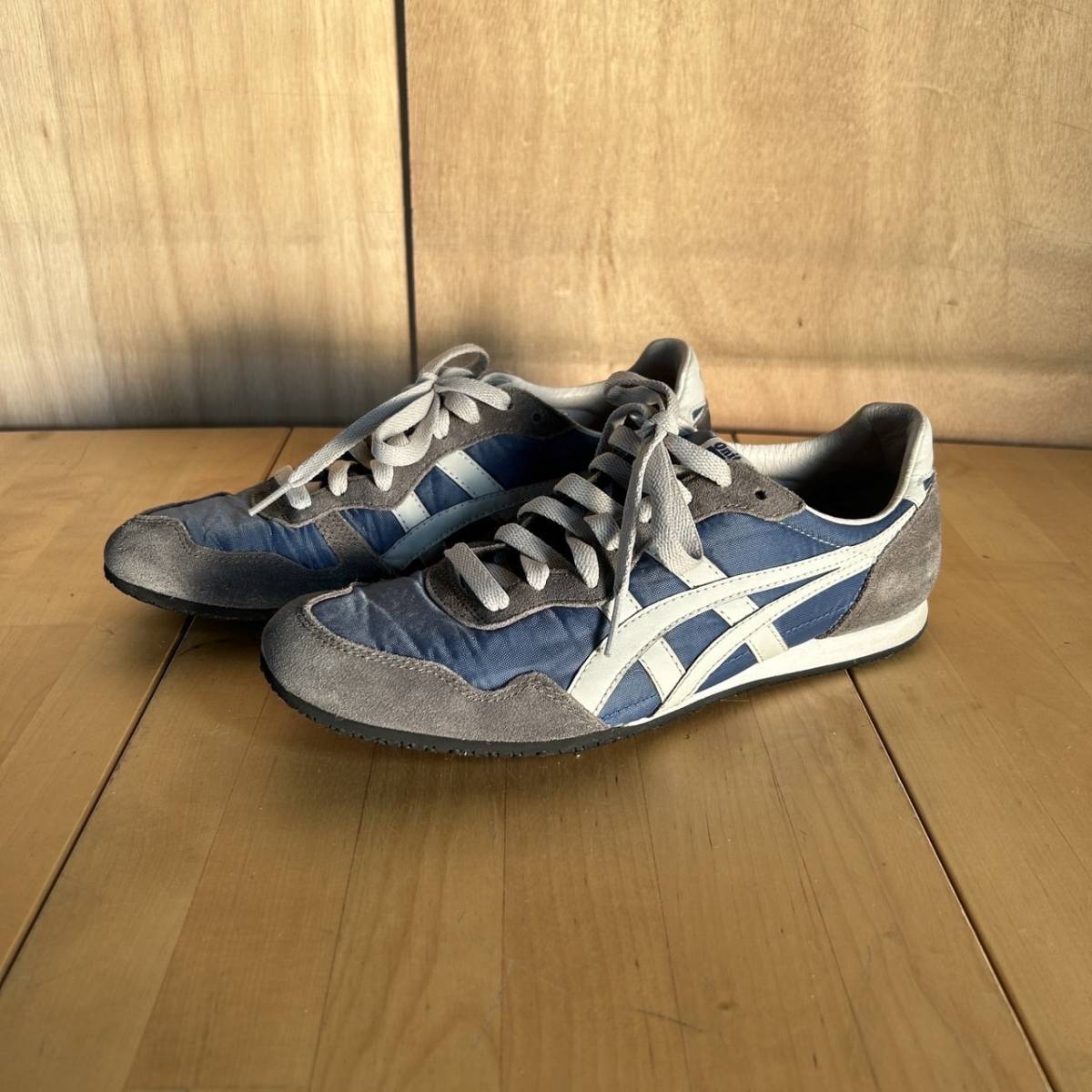 ☆Onitsuka Tiger オニツカタイガー スニーカー SERRANO セラーノ TH109L US8 26.0cm(中古品/現状品/保管品)☆_画像1