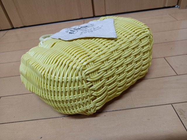 アダストリアの黄色の編みバッグ★未使用_画像4