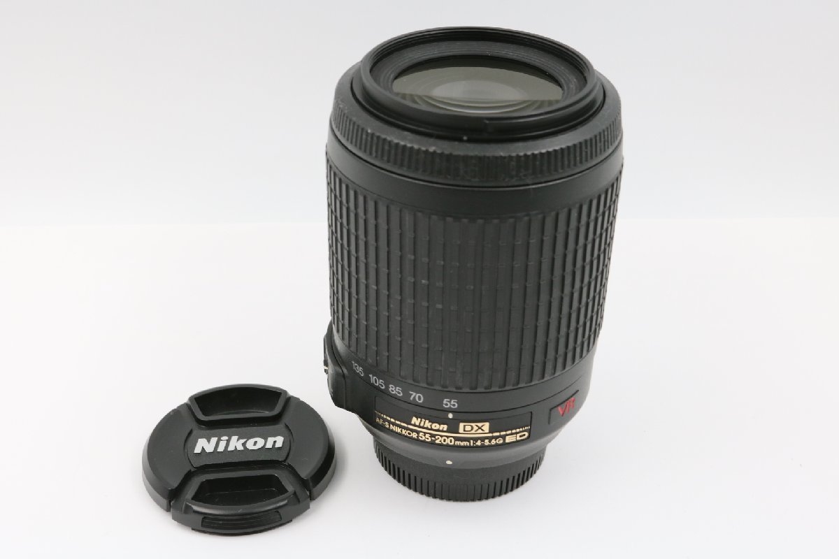 《動作保証》 NIKON ニコン AF-S 55-200mm f/ 4-5.6G ED DX VR SWM IF AF 望遠 ズーム レンズ #U501_画像1