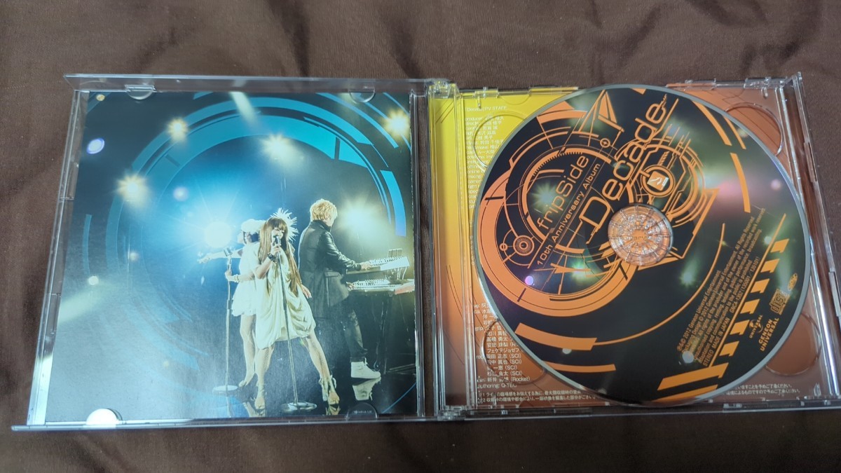 中古 fripSide Decade infinite Recollections CD DVD BluRay Recollectionsのディスク裏やや傷あり。_画像3