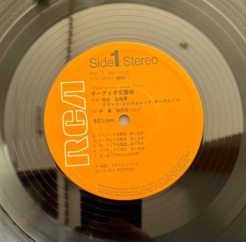 LP 帯付 見開きJKT レコード すぎやまこういち/オーディオ交響曲 RVL-1 Kouichi Sugiyama / Audio Symphony -Check Up Your Sounds Vol.1-_画像5