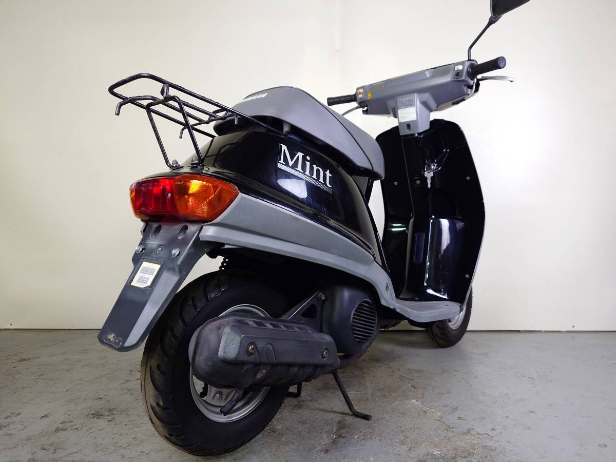 【YAMAHA MINT ミント 1YU】始動確認済み 書類付 原付 スクーター 2スト 旧車 レトロ ブルー(JOG チャンプ DIO ラブ 【埼玉/熊谷】M309_画像3