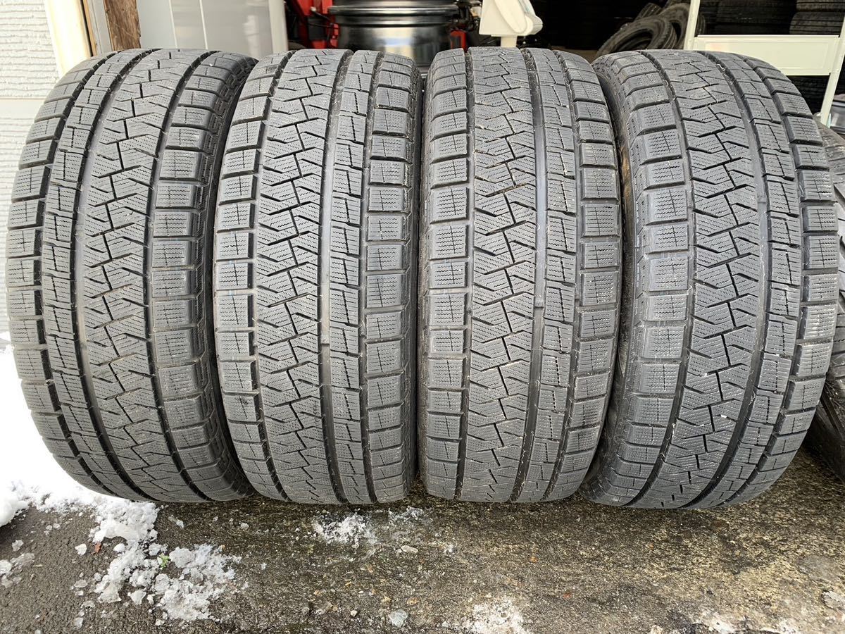 バリ山　スタッドレス 4本セット PIRELLI ICEASIMMETRICO PLUS 205/55R16_画像1