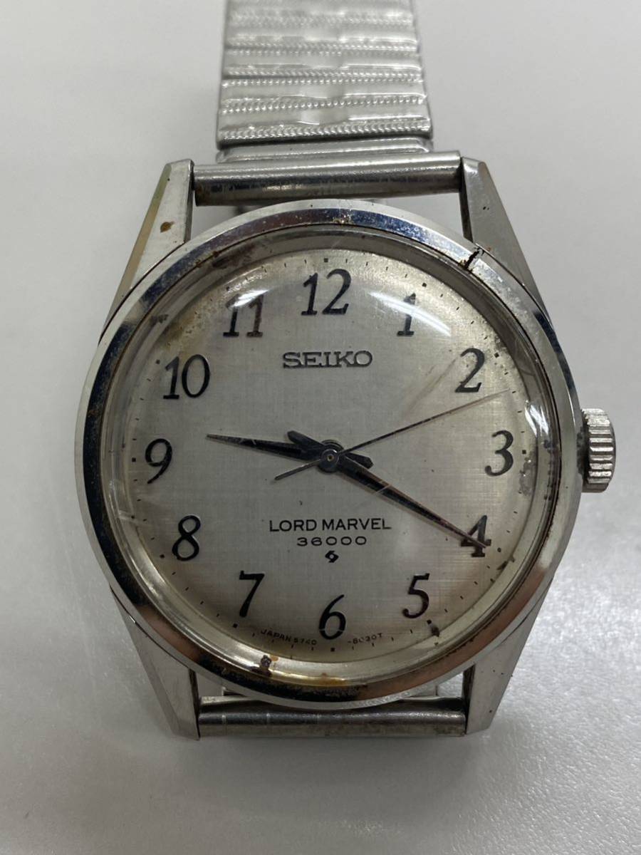 1円〜 稼働品 SEIKO セイコー LORD MARVEL ロードマーベル 36000 5740-8000 手巻き 腕時計 アンティーク ヴィンテージ レトロ 売り切り_画像1