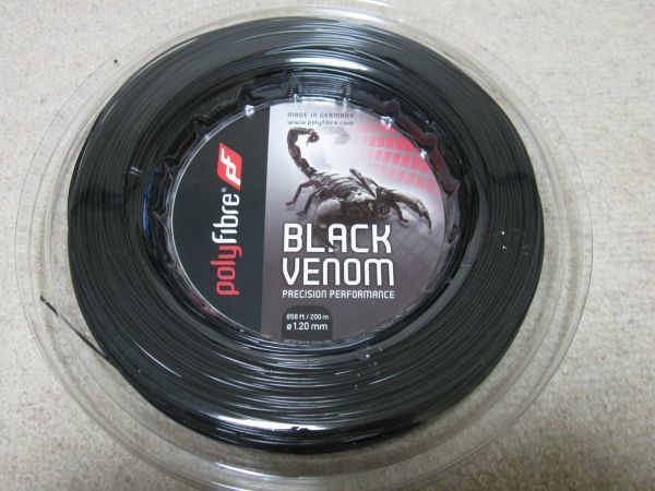 ★　ポリファイバー　ブラックヴェノム 1.15mm　ロール　【Polyfivre Black Venom】　★_画像1