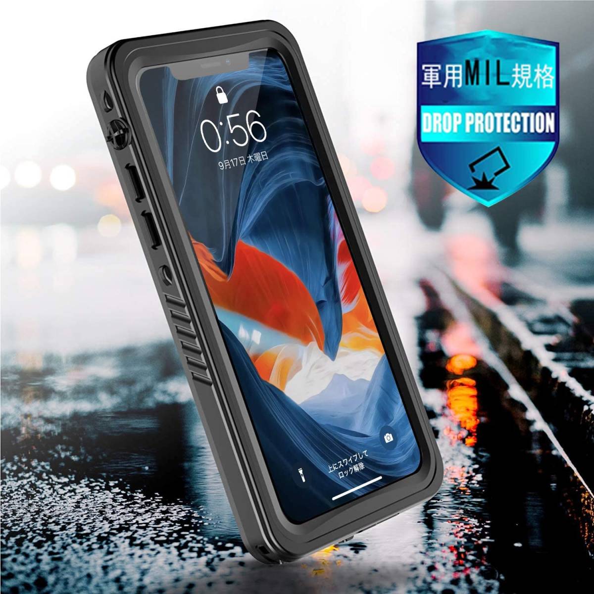 iPhone11Pro 防水ケース 5.8インチ ワイヤレス充電対応 完全保護_画像5