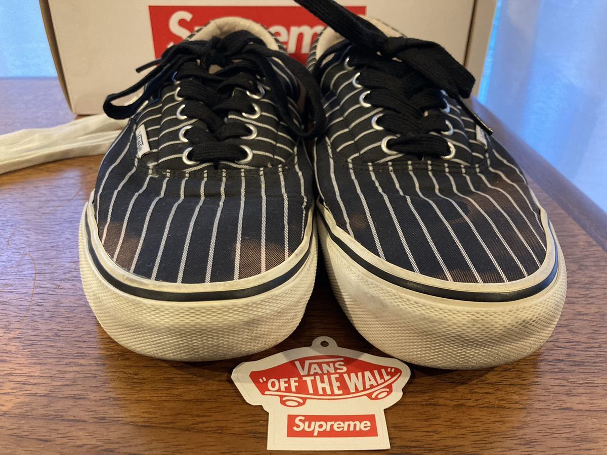 Supreme Comme Des Garcons VANS トリプルネーム　エラ　27cm US9 コムデギャルソンシャツ　VN-0W3CEG4 スニーカー　シュプリーム_画像2