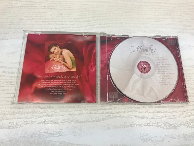 G1-53264 ♪CD 「MIRACLE Celine Dion & Anne Geddes」 518748.2【中古】_画像2