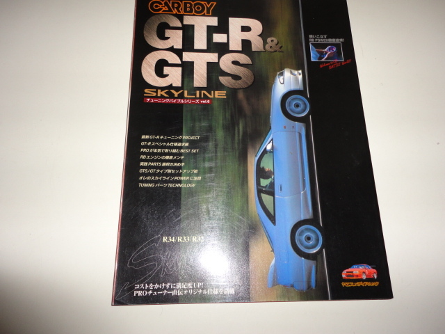 格安 送料安 多数出品中 CARBOY チューニングバイブルシリーズ Ｖｏｌ.6 ニッサンスカイラインGT-R＆GTS TYPE M R32 R33 R34 GTR 日産 _画像1