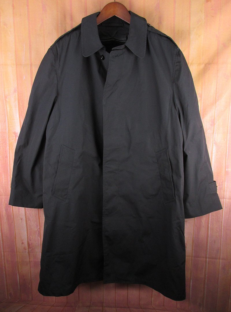 FJ23800 米軍実物 All Weather Coat オールウェザーコート DLA100-87-C-0759 87年製 ネイビー系 40S 美品_画像1