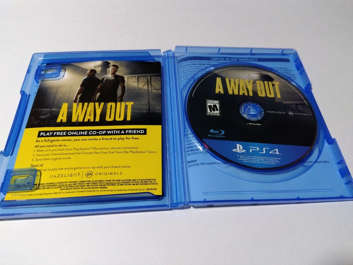 PS4 A Way Out 輸入版 北米 海外 ア ウェイ アウト