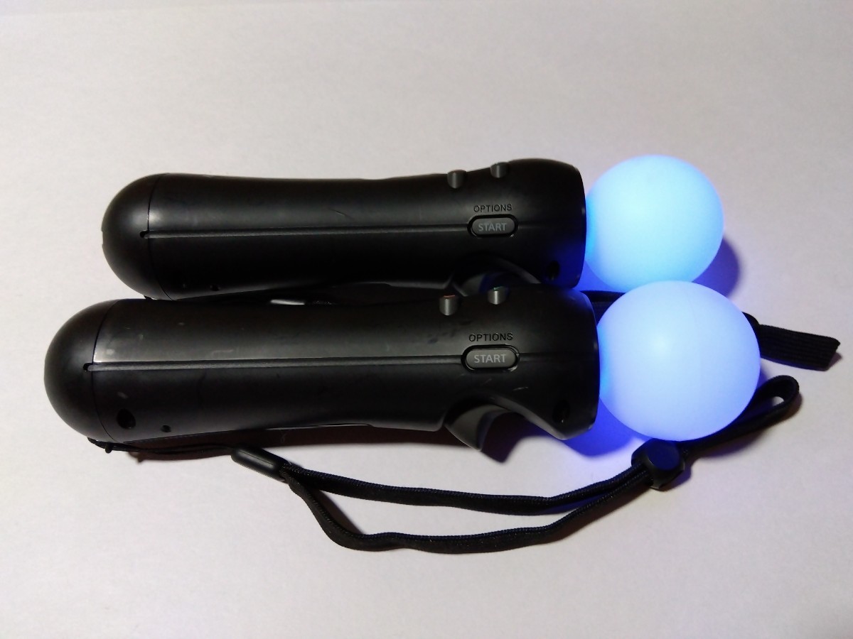PS4 モーションコントローラー PlayStation Move CECH-ZCM2J 2本セット 箱付き_画像3