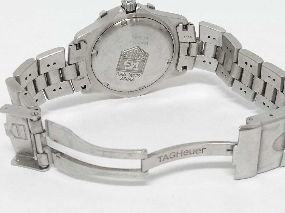 【美品】TAG Heuer タグホイヤー 2000シリーズ エクスクルーシブ WN1110 クォーツ腕時計/プロフェッショナル200/正規ベルト/06KO011806-6_画像10