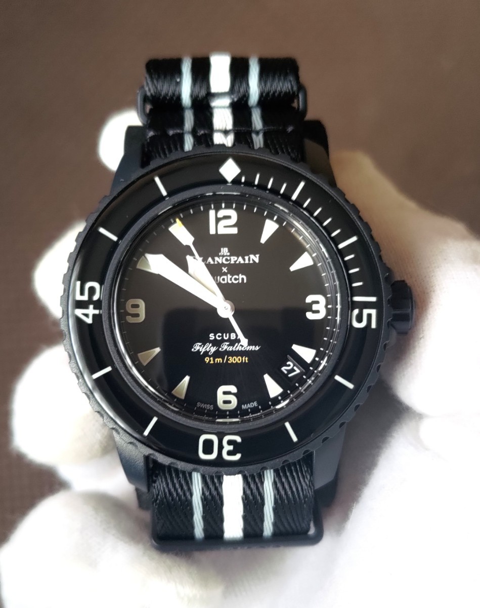 2024 01 27京都購入】Blancpain x Swatch Fifty Fathoms 2024 01 27京都購入】Blancpain x Swatch Fifty Fathoms
