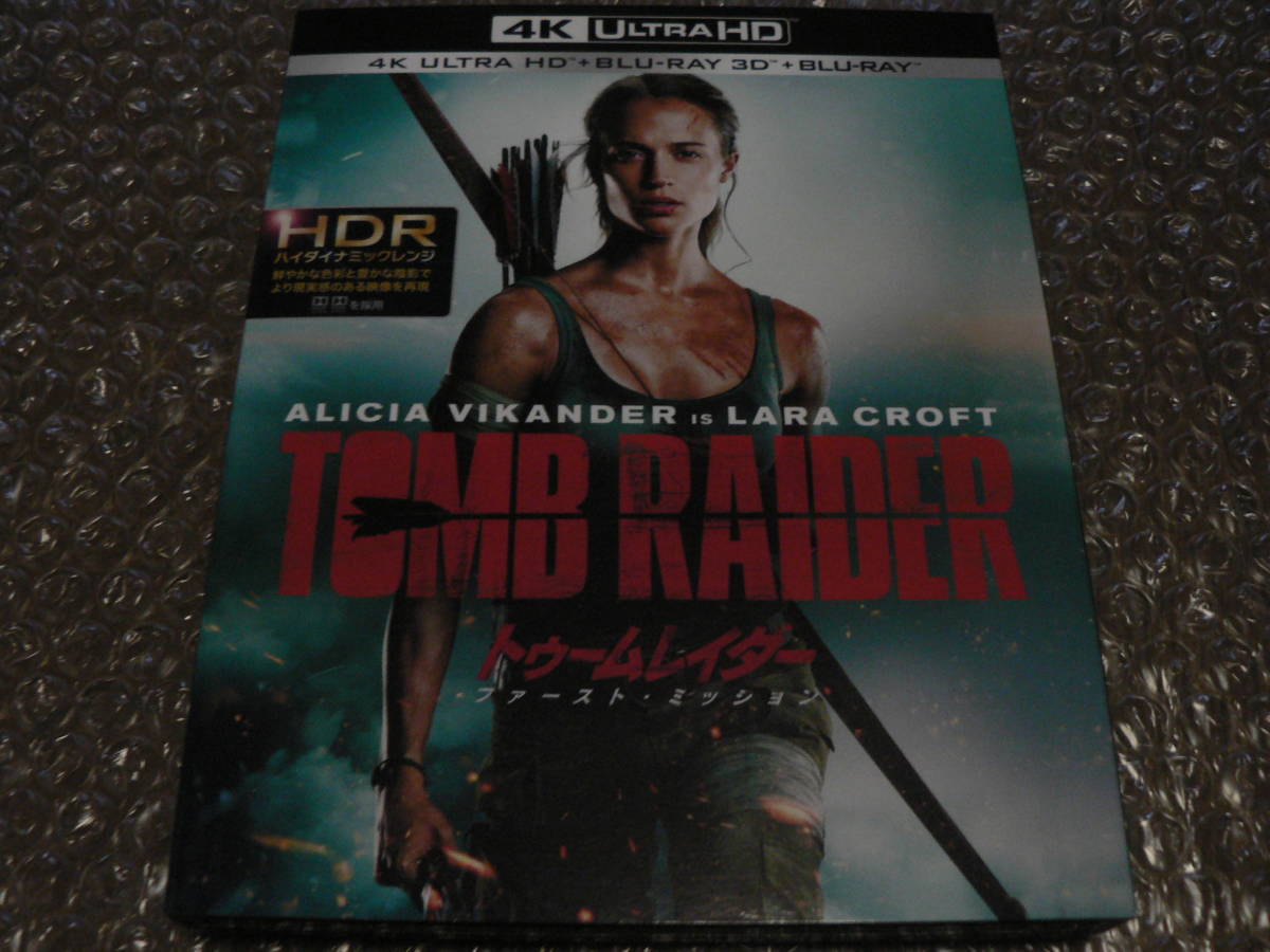 トゥームレイダー　ファースト・ミッション 4K ULTRA HD ブルーレイ 3D 映画 Blu-ray 洋画 UHD_画像1