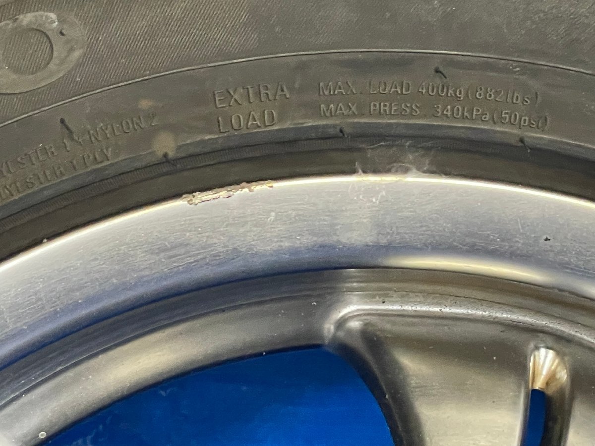 社外アルミホイール　4本セット　14インチ　 14X5B　+45　165/55R14　クムホ　KUMHO　残8～6分山　カルテ401816 棚;コンテナ_画像10