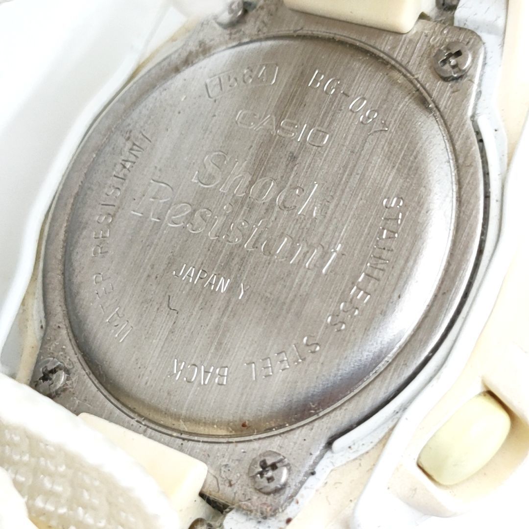 【電池切れ】CASIO　カシオ　Baby-G ベビージー File G ファイルジー BG-097 腕時計 クオーツ デジタル　ケース幅：4.0_画像9