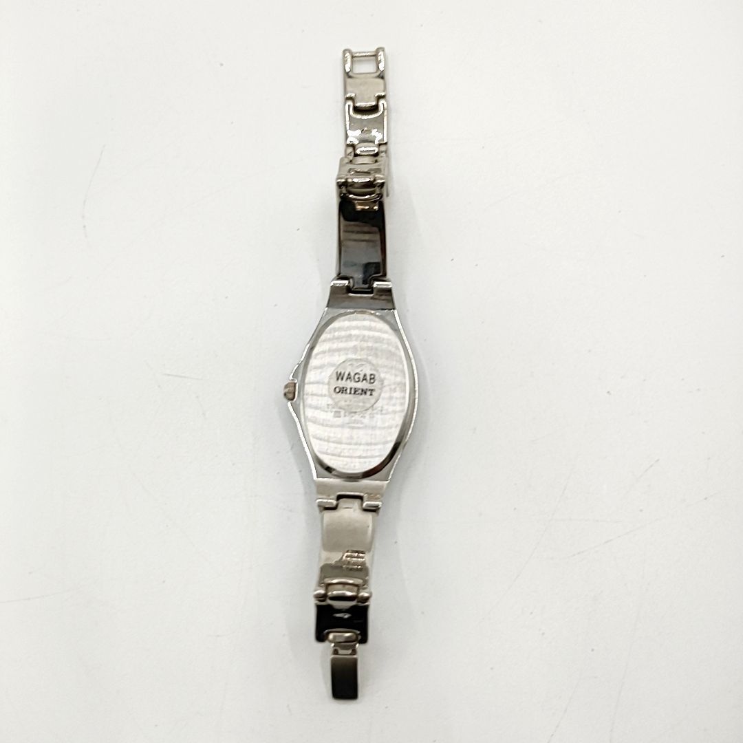 【電池切れ】VIVAYOU ビバユー ブルー文字盤 オーバルデザイン クォーツ 腕時計 ケース幅：2.2 の画像7